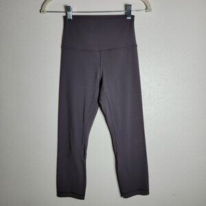 Lululemon Moon Phase Align Crop Leggings‎ Size 4 Nulu W6AS8S